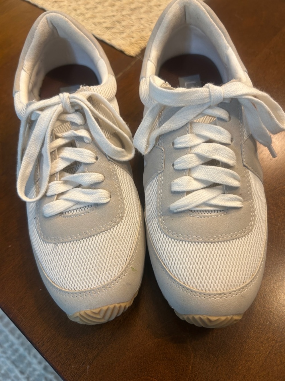 LOFT Cream and Tan Women's Sneakers